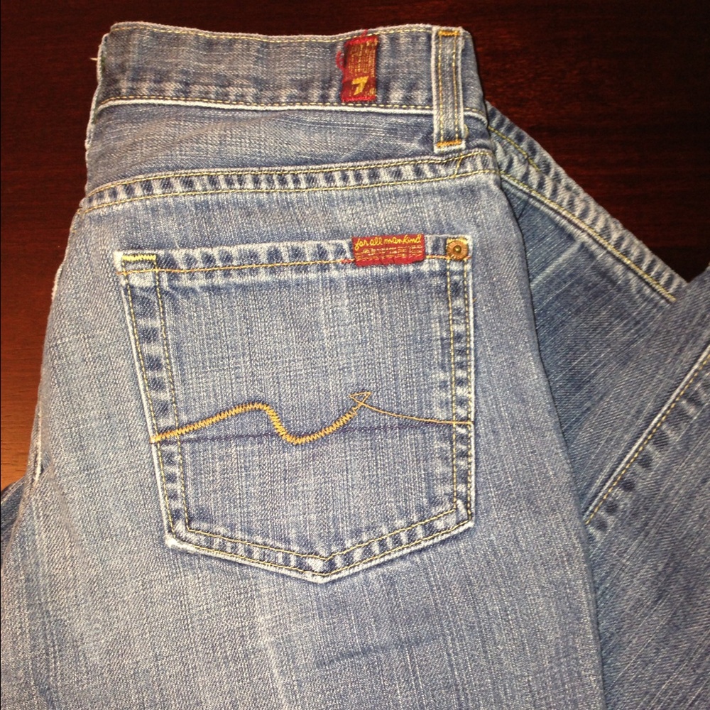 7 For All Mankind Blue Jeans